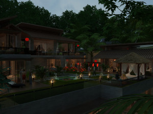 resort Modèle 3D
