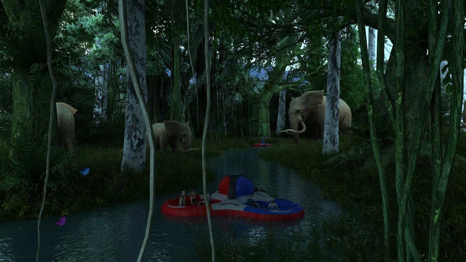 rainforest 3D Model .c4d .max .obj .3ds .fbx .stl .blend 