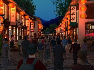 miao village 3D-Modell