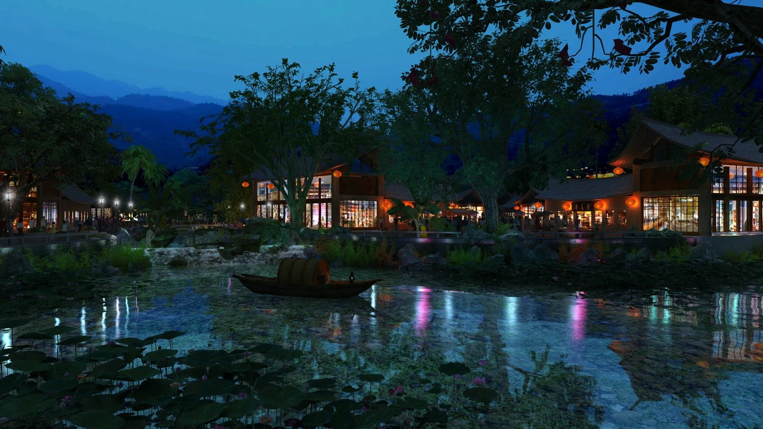 miao village 3D Model .c4d .max .obj .3ds .fbx .stl .blend 
