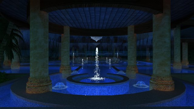 resort 3D Model .c4d .max .obj .3ds .fbx .stl .blend 