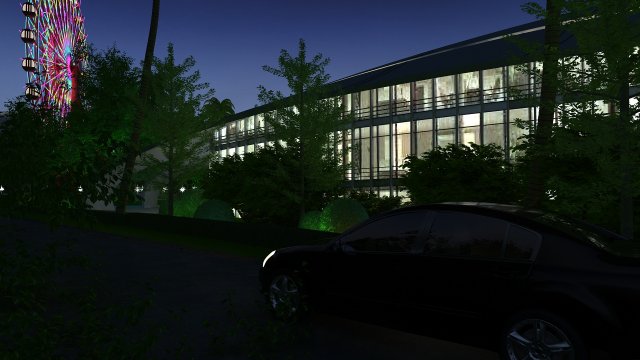 public park Modelo 3D .c4d .max .obj .3ds .fbx .stl .blend 