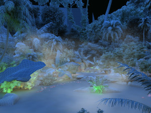 resort hot spring 3D 모델