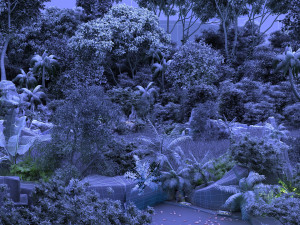 resort hot spring Modèle 3D
