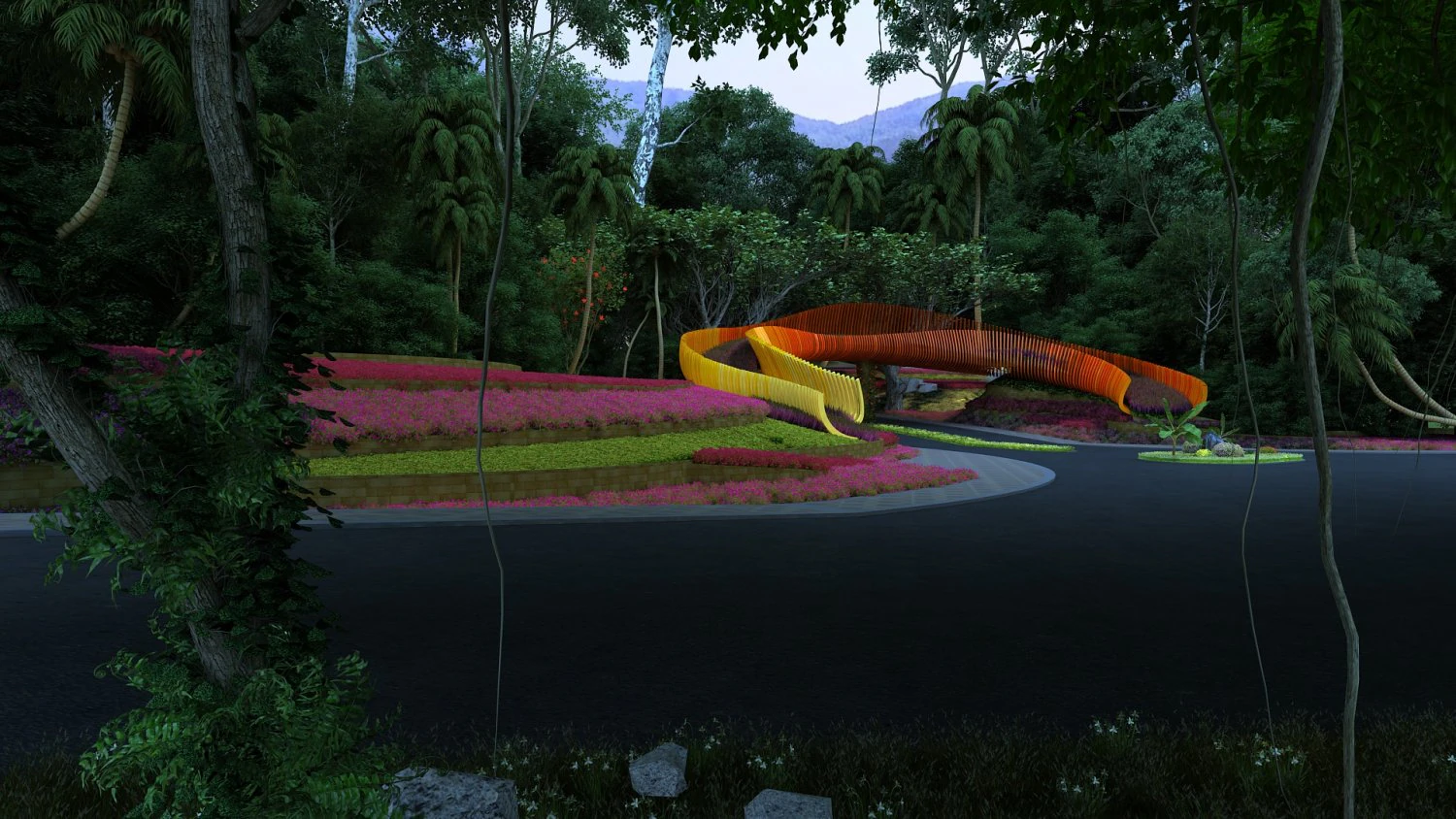 resort 3D Model .c4d .max .obj .3ds .fbx .stl .blend
