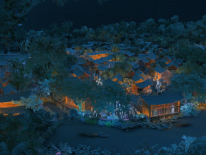 miao village 3D Model
