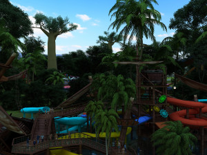 water park 3D 模型