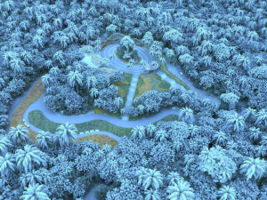 scenic area Model 3D