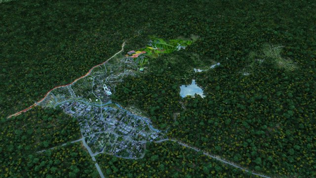 scenic area 3Dモデル .c4d .max .obj .3ds .fbx .stl .blend 