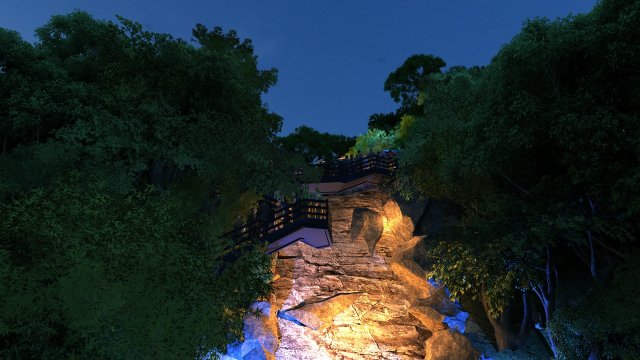 scenic area Model 3D .c4d .max .obj .3ds .fbx .stl .blend