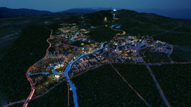 scenic area 3Dモデル .c4d .max .obj .3ds .fbx .stl .blend 