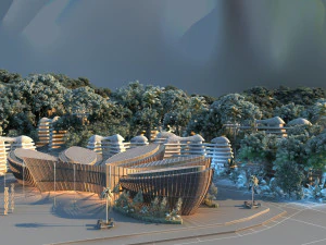 scenic area 3D Model