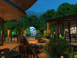 scenic area Modèle 3D