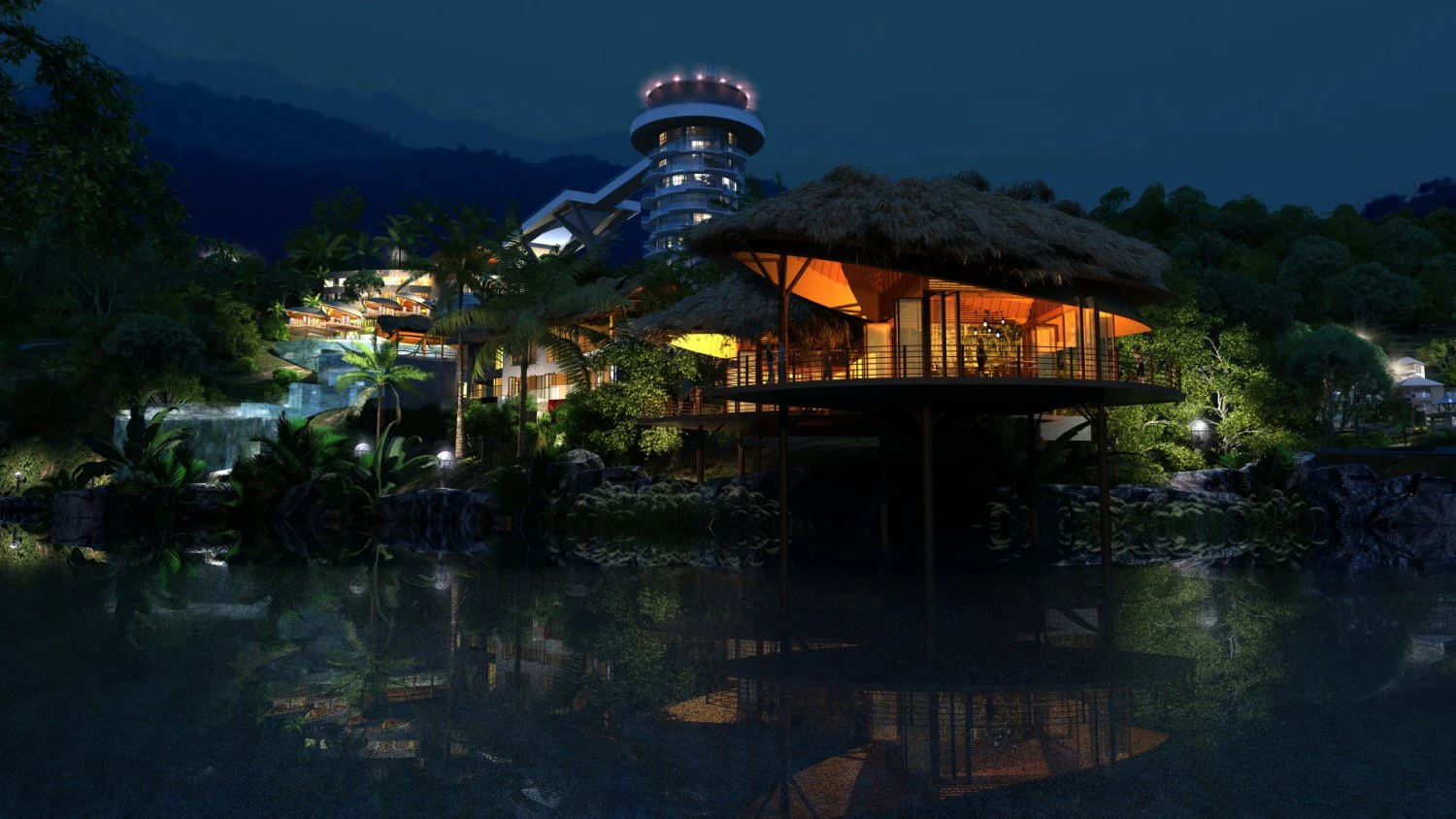 scenic area 3D Model .c4d .max .obj .3ds .fbx .stl .blend