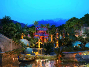 живописная местность 3D Модель