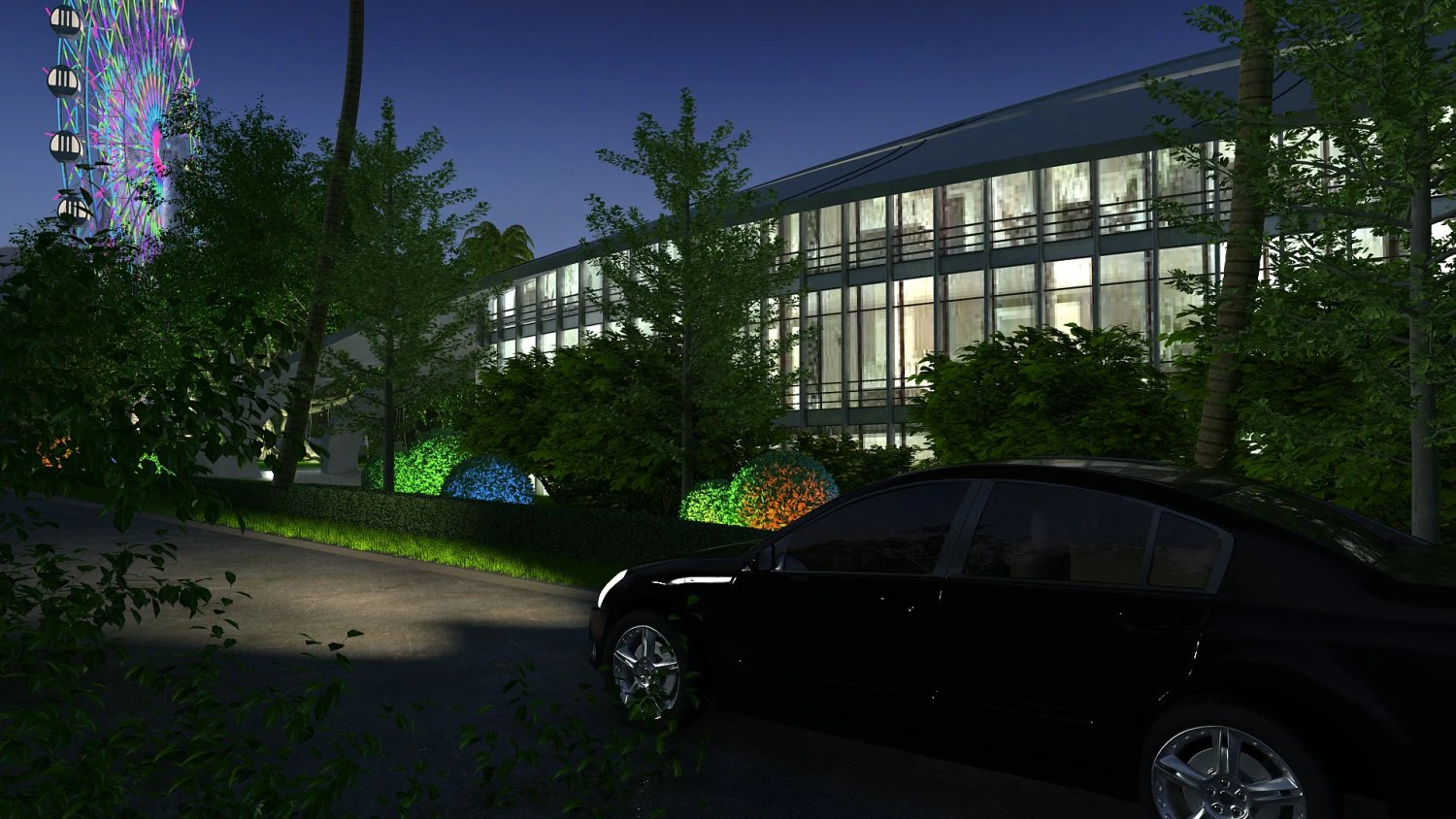 scenic area 3D Model .c4d .max .obj .3ds .fbx .stl .blend