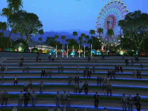 malowniczy obszar Model 3D