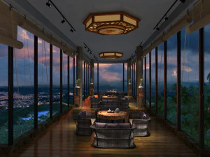 風光明媚なエリア 3Dモデル