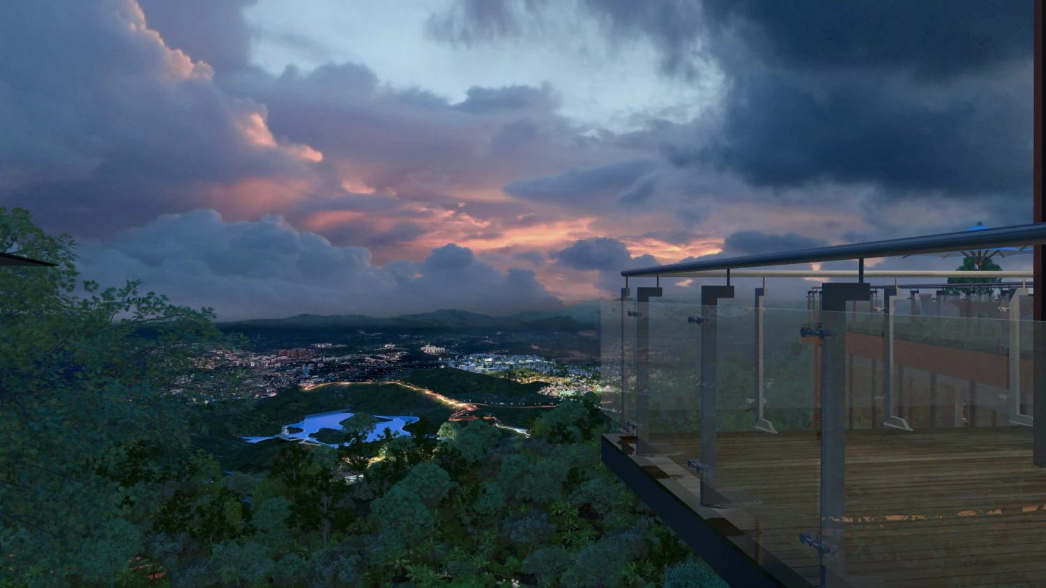 scenic area 3D Model .c4d .max .obj .3ds .fbx .stl .blend 