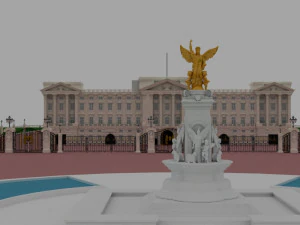 palacio de buckingham Modelo 3D