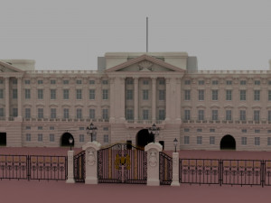 buckingham palace Model 3D