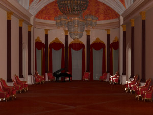 buckingham palace Model 3D
