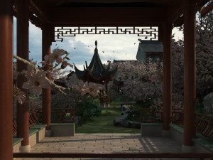 garden 3D 모델