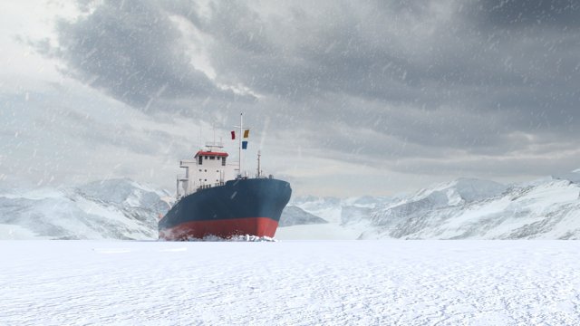 antarctic research ship 3D Model .c4d .max .obj .3ds .fbx .stl .blend 