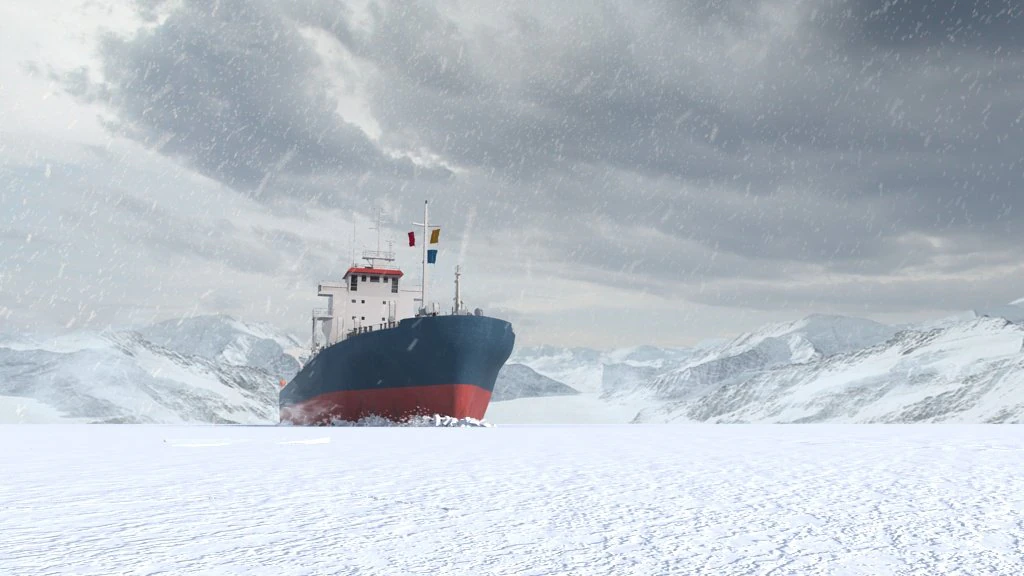 antarctic research ship 3D Model .c4d .max .obj .3ds .fbx .stl .blend 