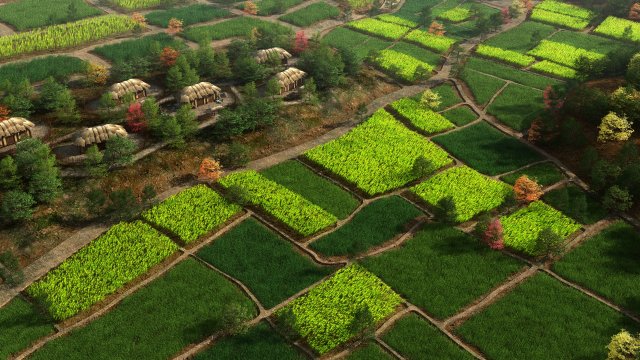 farmland Modèle 3D .c4d .max .obj .3ds .fbx .stl .blend 