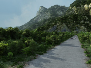 mountain village 3D Модель