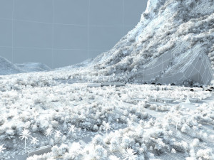 mountain village 3D Model