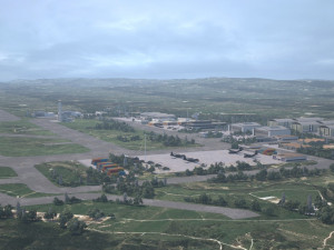 military airport Modello 3D