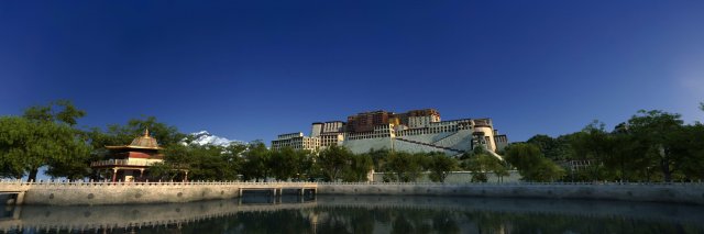 tibet potala palace 3D 模型 .c4d .max .obj .3ds .fbx .stl .blend 