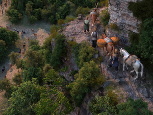 tea-horse road 3D 모델