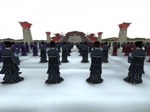 ancient royal palace 3D Model