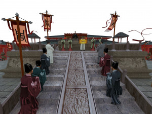 ancient royal palace 3D Model