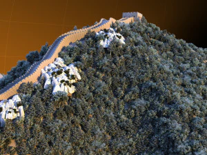 grande muraglia Modello 3D