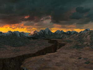 ground crack 3D Model