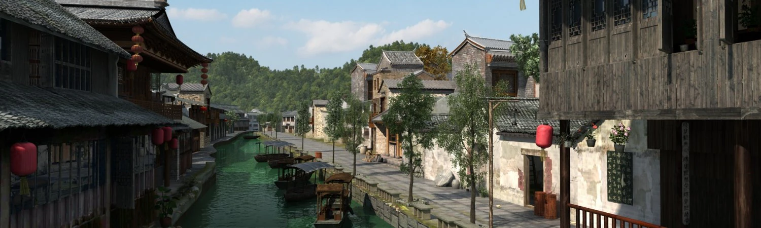 ancient city 3D Model .c4d .max .obj .3ds .fbx .stl .blend 