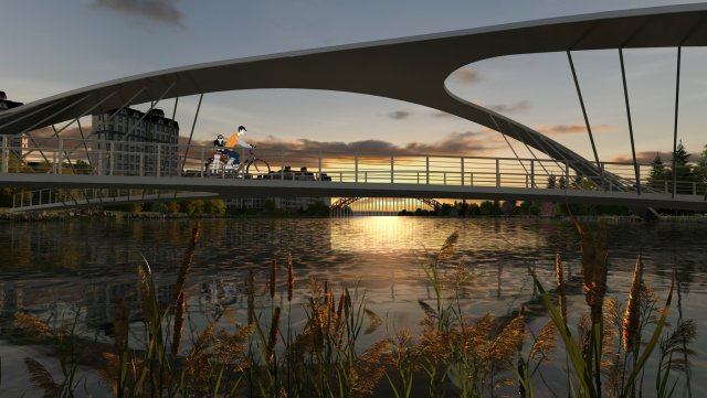 bridge 3D-Modell .c4d .max .obj .3ds .fbx .stl .blend 