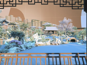 ancient garden 3D 모델