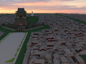 clock tower Modèle 3D