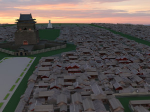 clock tower 3D Модель