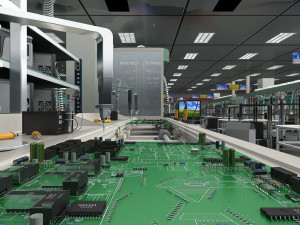 circuit board Modelo 3D