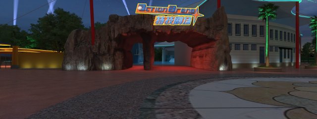 stunt theater Modèle 3D .c4d .max .obj .3ds .fbx .stl .blend 
