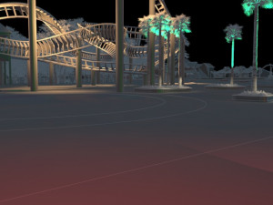stunt theater Modèle 3D