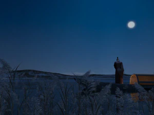 川を跳ぶ 3Dモデル