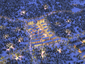 town night scene 3Dモデル