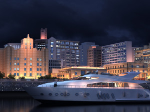 city night scene Modelo 3D